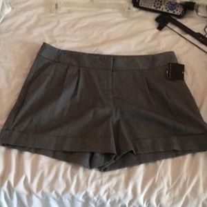 Apostrophe gray dress shorts